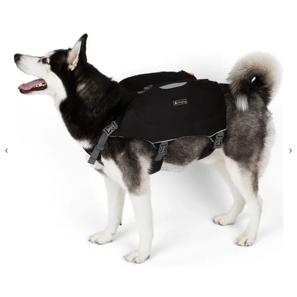 New OllyDog Rover Eco-Friendly Dog Back Pack Raven